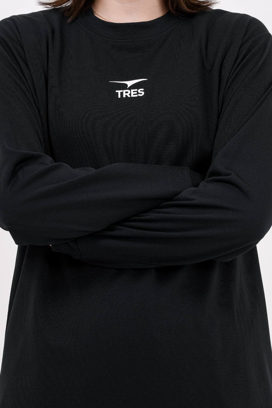 アイコン ドライ ロング Tシャツ (ブラック)