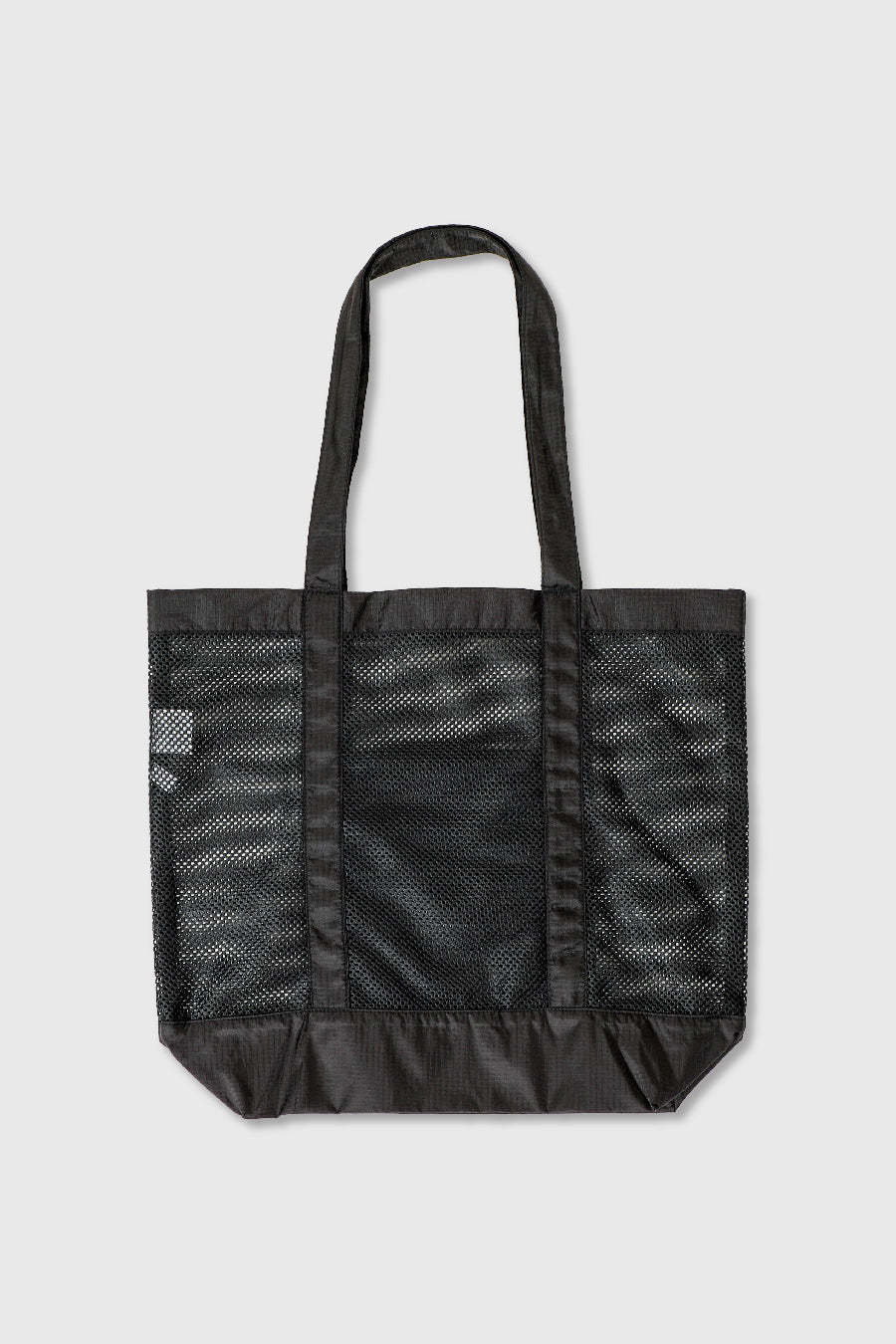 【24SS】CHECKER Mesh Tote Bag (Black)