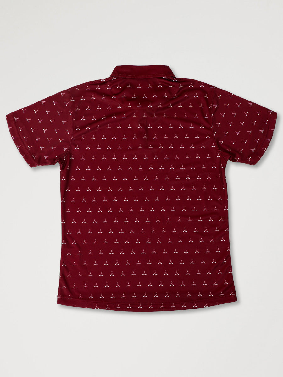 【23AW】TRES GOLF Polo-shirts(Burgundy)