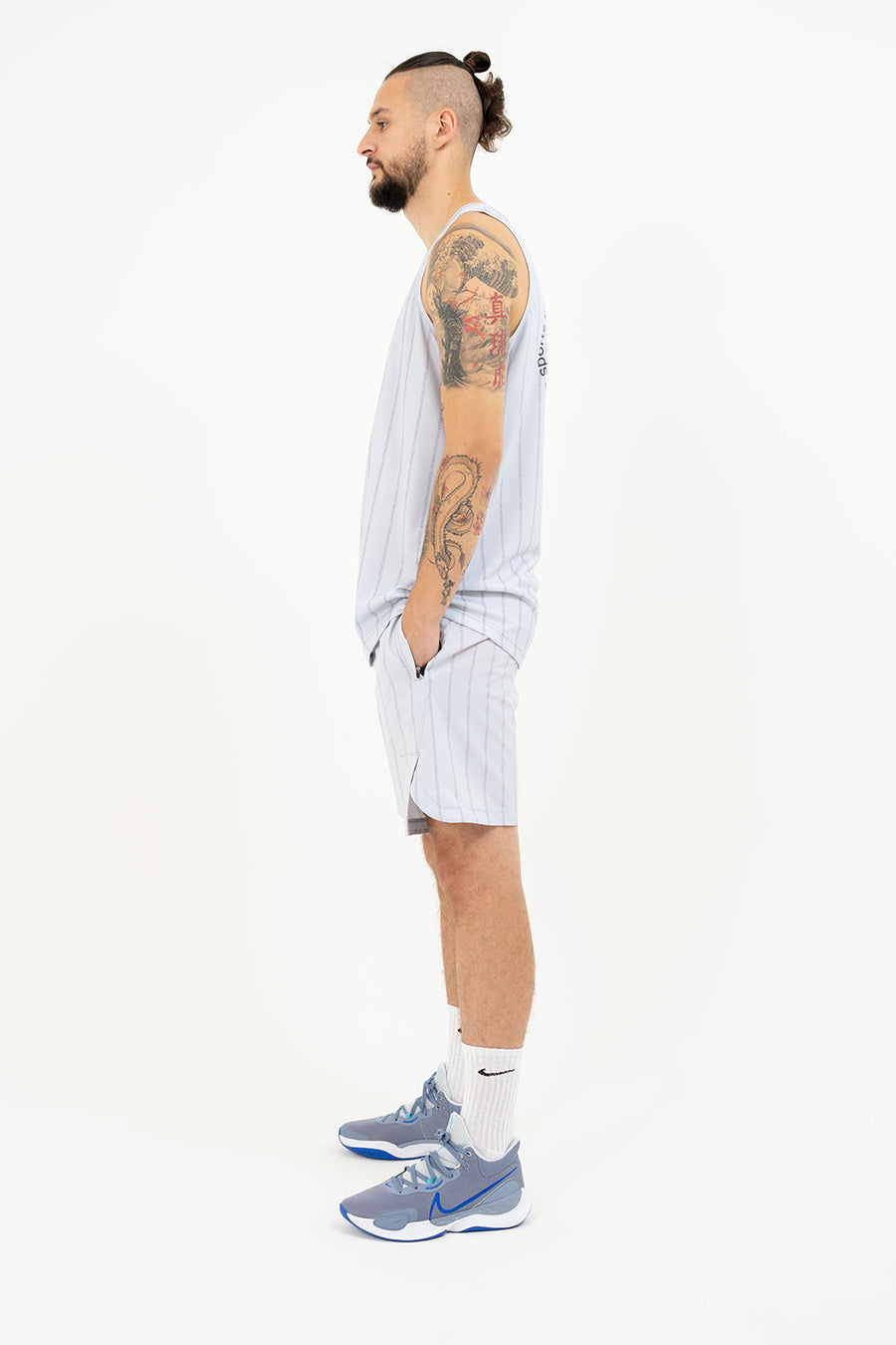 【23SS】TRESTRIPES Woven shorts(Mint gray)