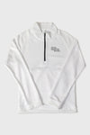 1/4 Zip Sweat Shirts(White)