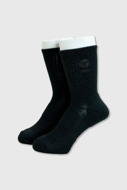 TRES SPORTS SOCKS(Black/Black)-Long