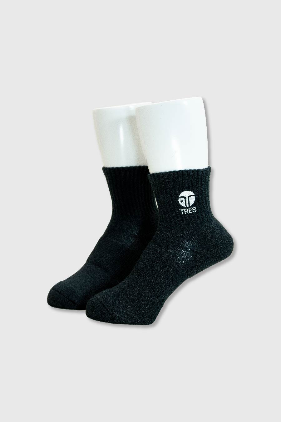 TRES SPORTS SOCKS(Black/White)-Short