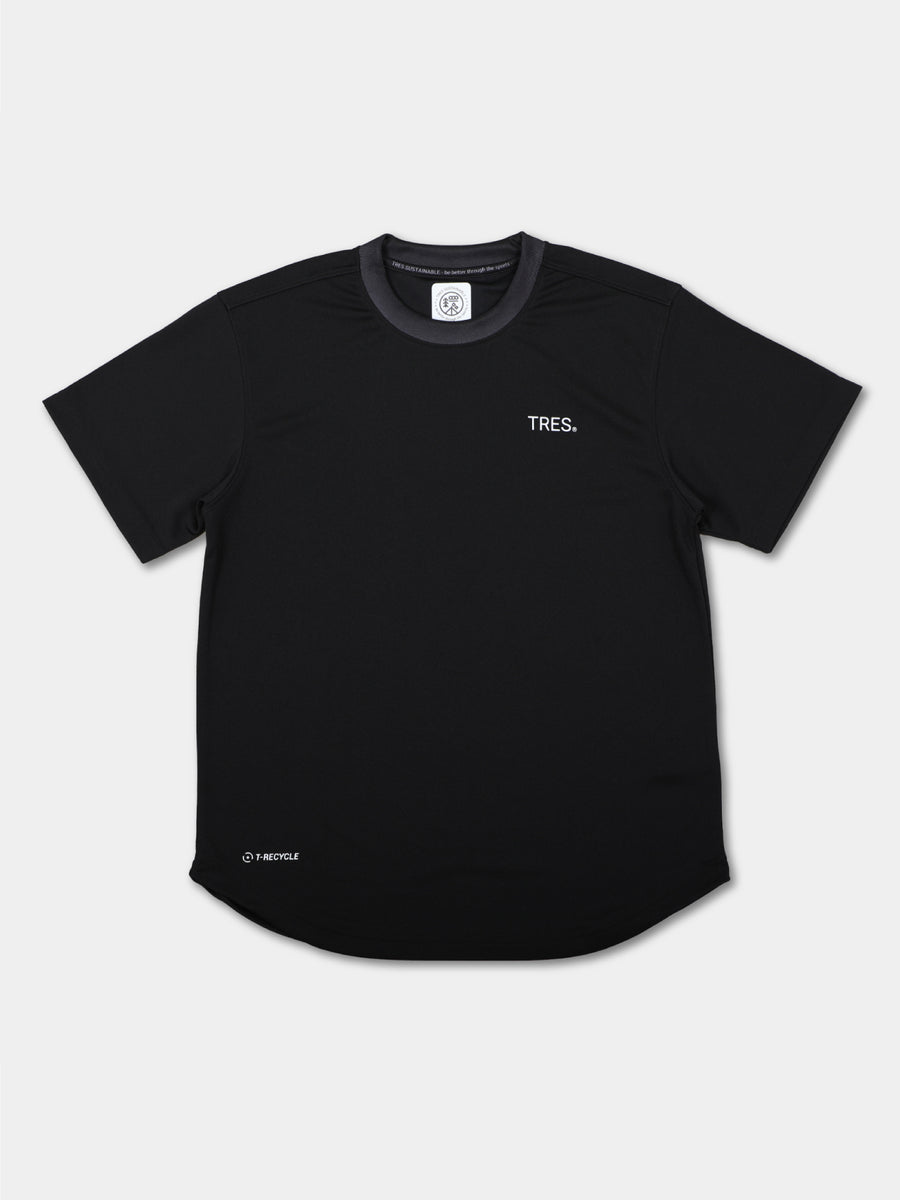 【T-recycle】Small logo T-shirts(Black)