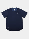 【T-recycle】Small logo T-shirts(Navy)