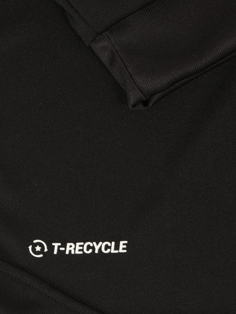 【T-recycle】Small logo Long T-shirts(Black)