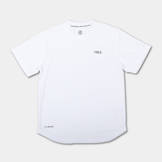 【T-recycle】Small logo T-shirts(White)