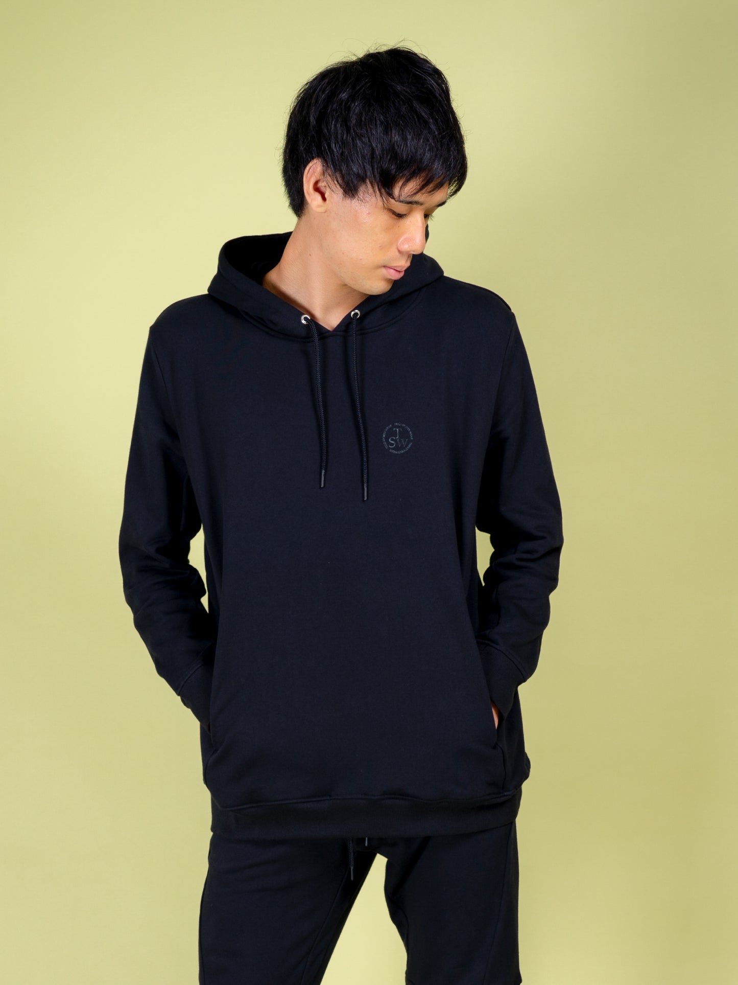 【Organic】Cotton Hoodie(Black)