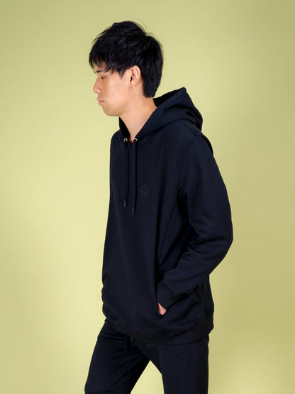 【Organic】Cotton Hoodie(Black)