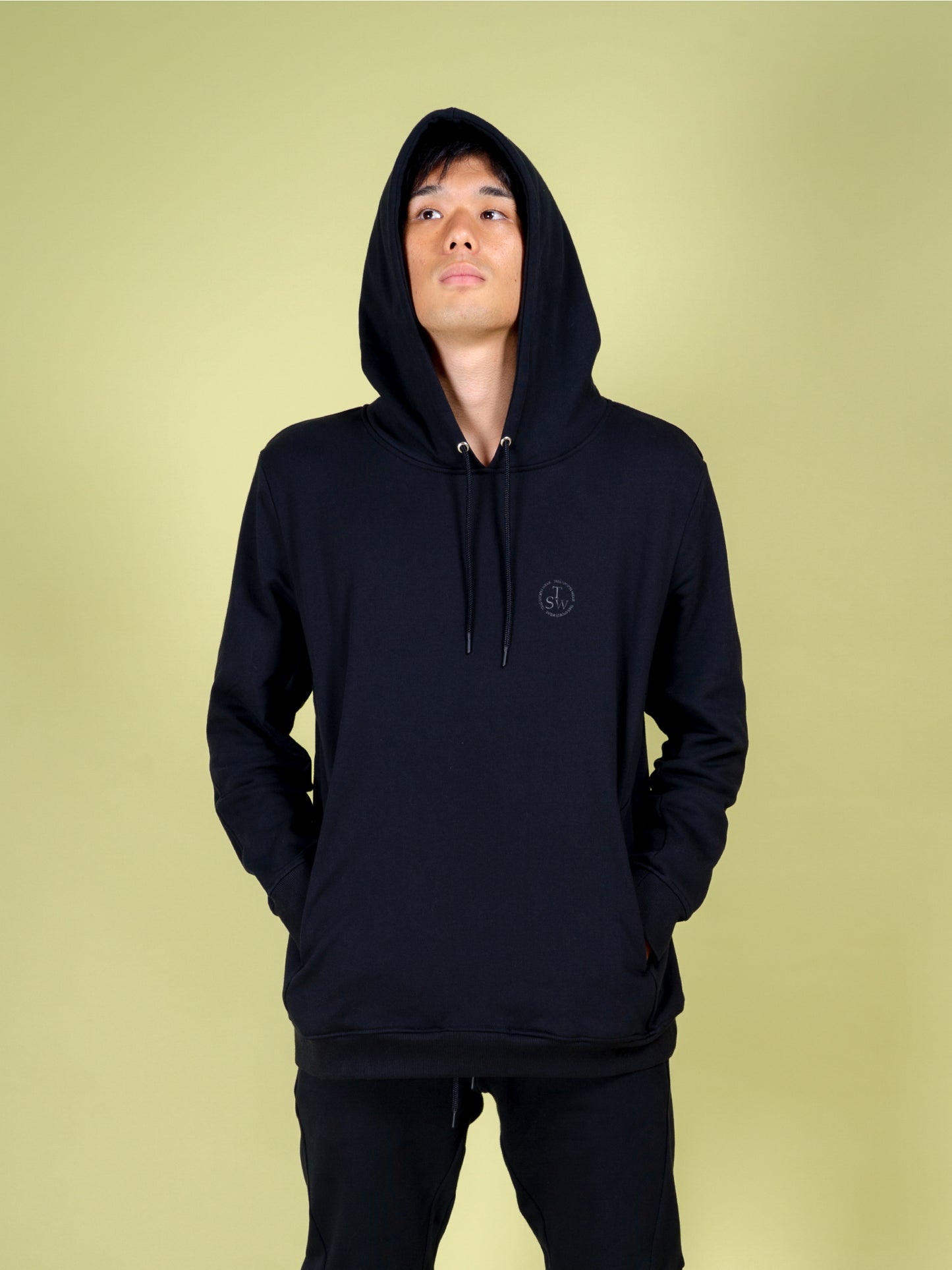 【Organic】Cotton Hoodie(Black)