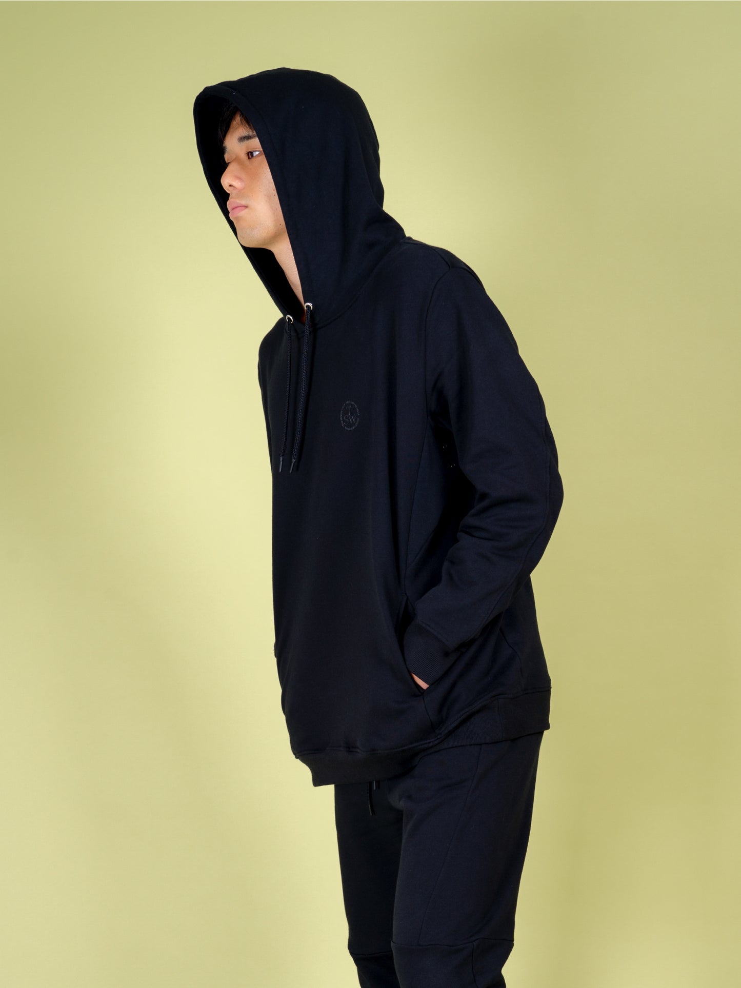 【Organic】Cotton Hoodie(Black)