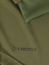 【T-recycle】Small logo Long T-shirts(Khaki)