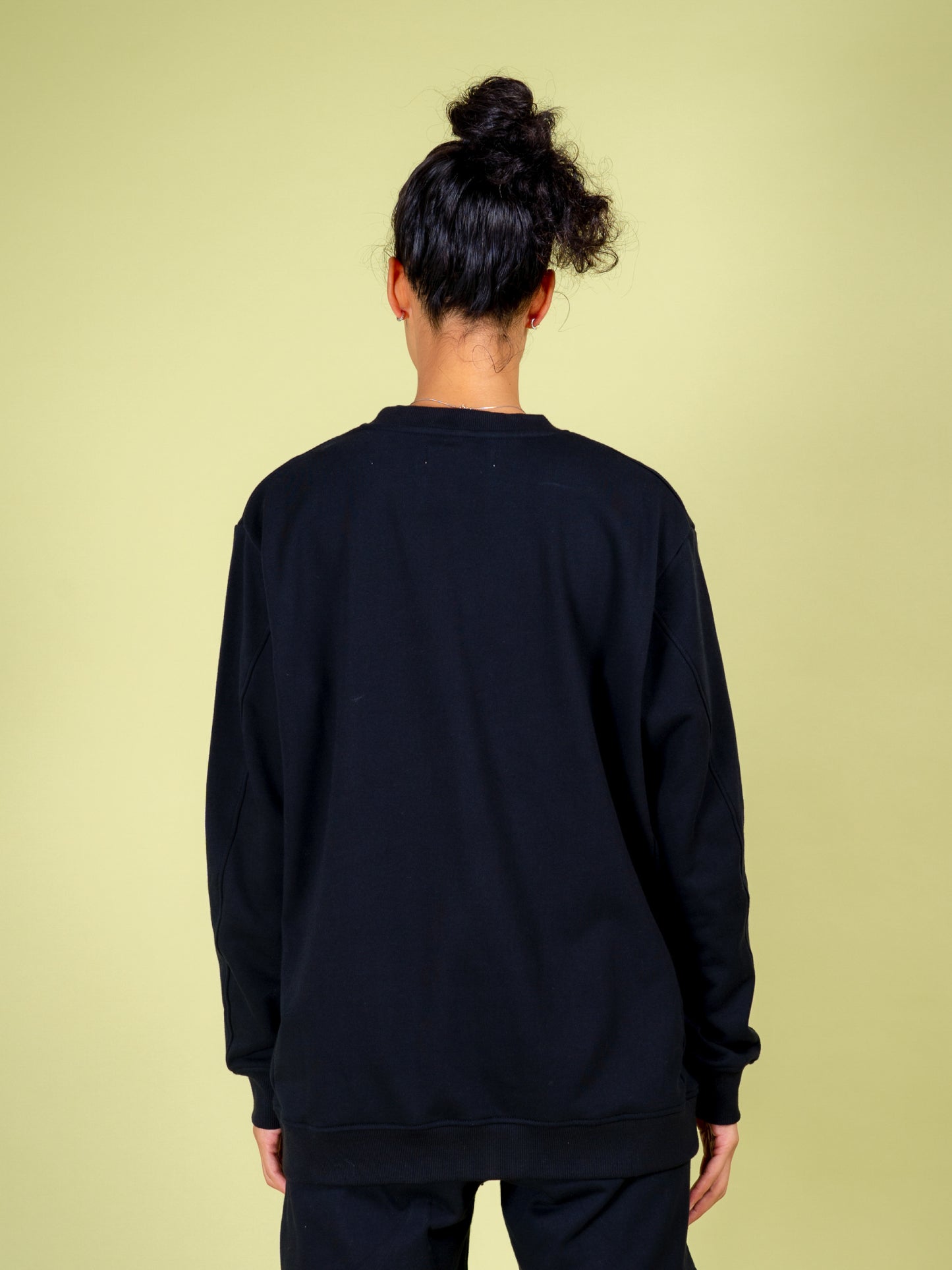 【Organic】Cotton Sweatshirt(Black)