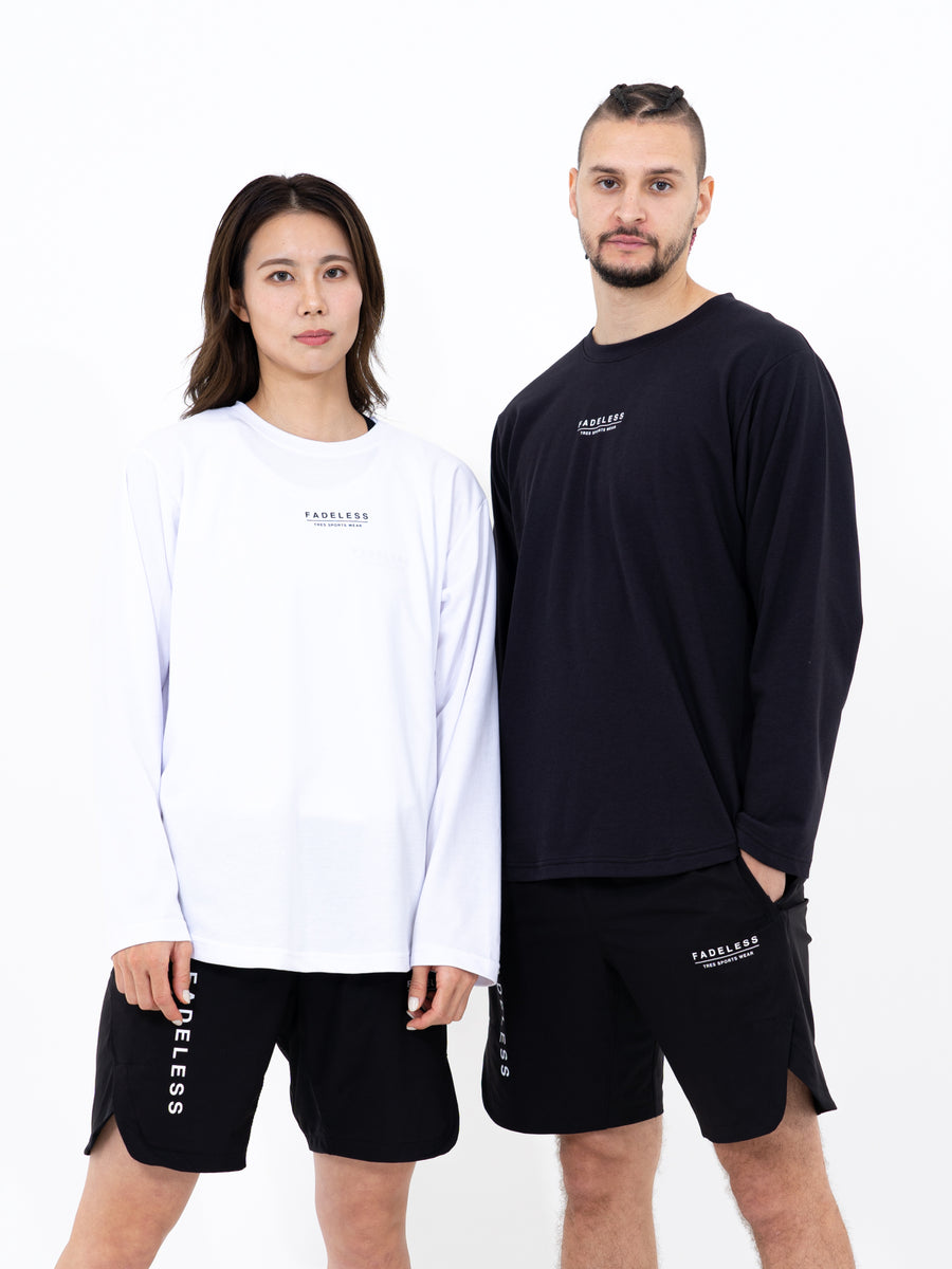 【FADELESS】Long Sleeve T-shirts(Black)
