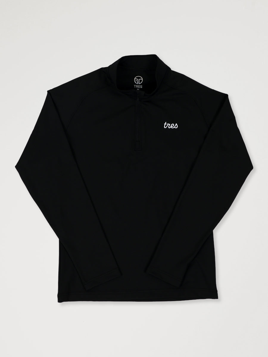 【23SS】Quater Zip Liber TOPS(Black)