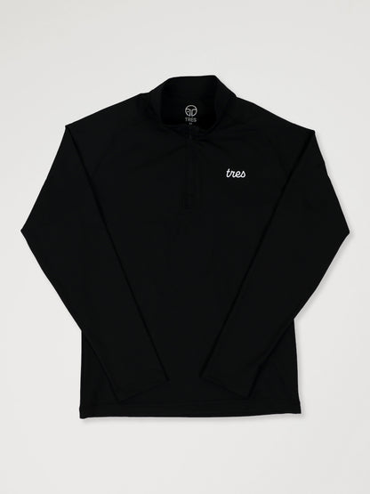 【23SS】Quater Zip Liber TOPS(Black)