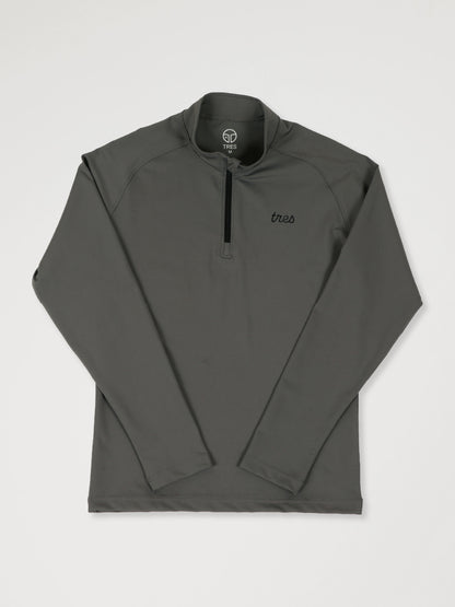 【23SS】Quater Zip Liber TOPS(Gray)